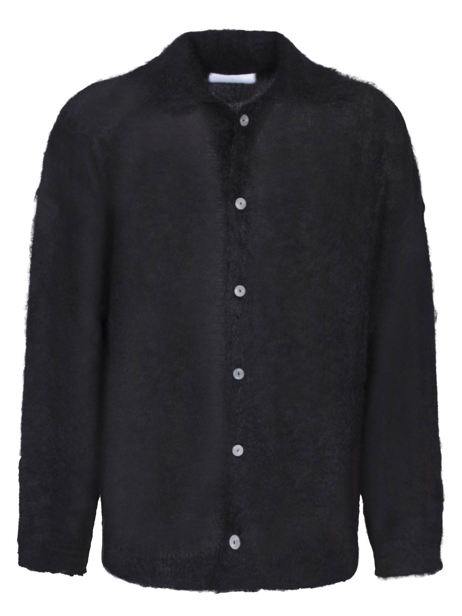 Mohair Black Sweater-shirt