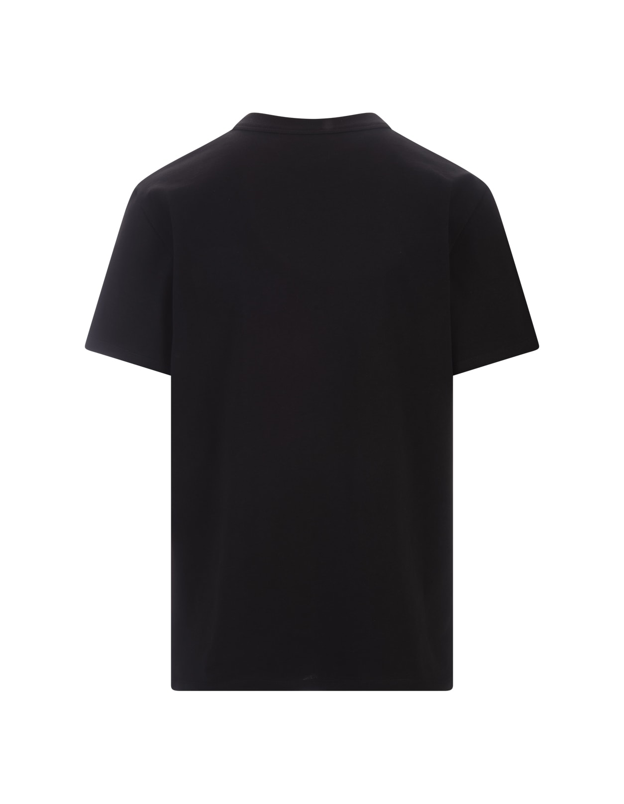 Shop Alexander Mcqueen Half Seal Logo T-shirt In Black
