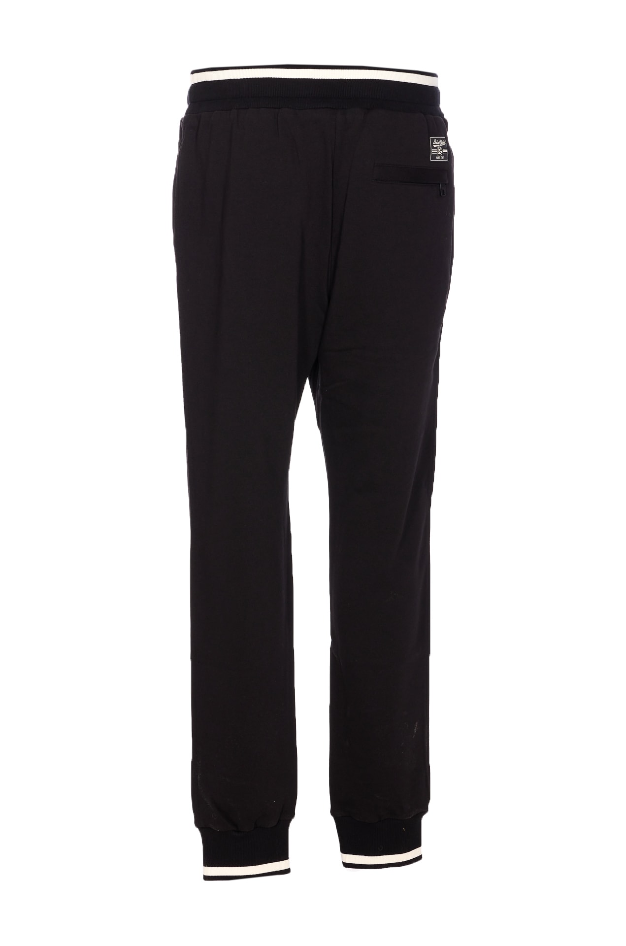 Dolce & Gabbana Track Pants With Elasticized Waist And Pockets In Black