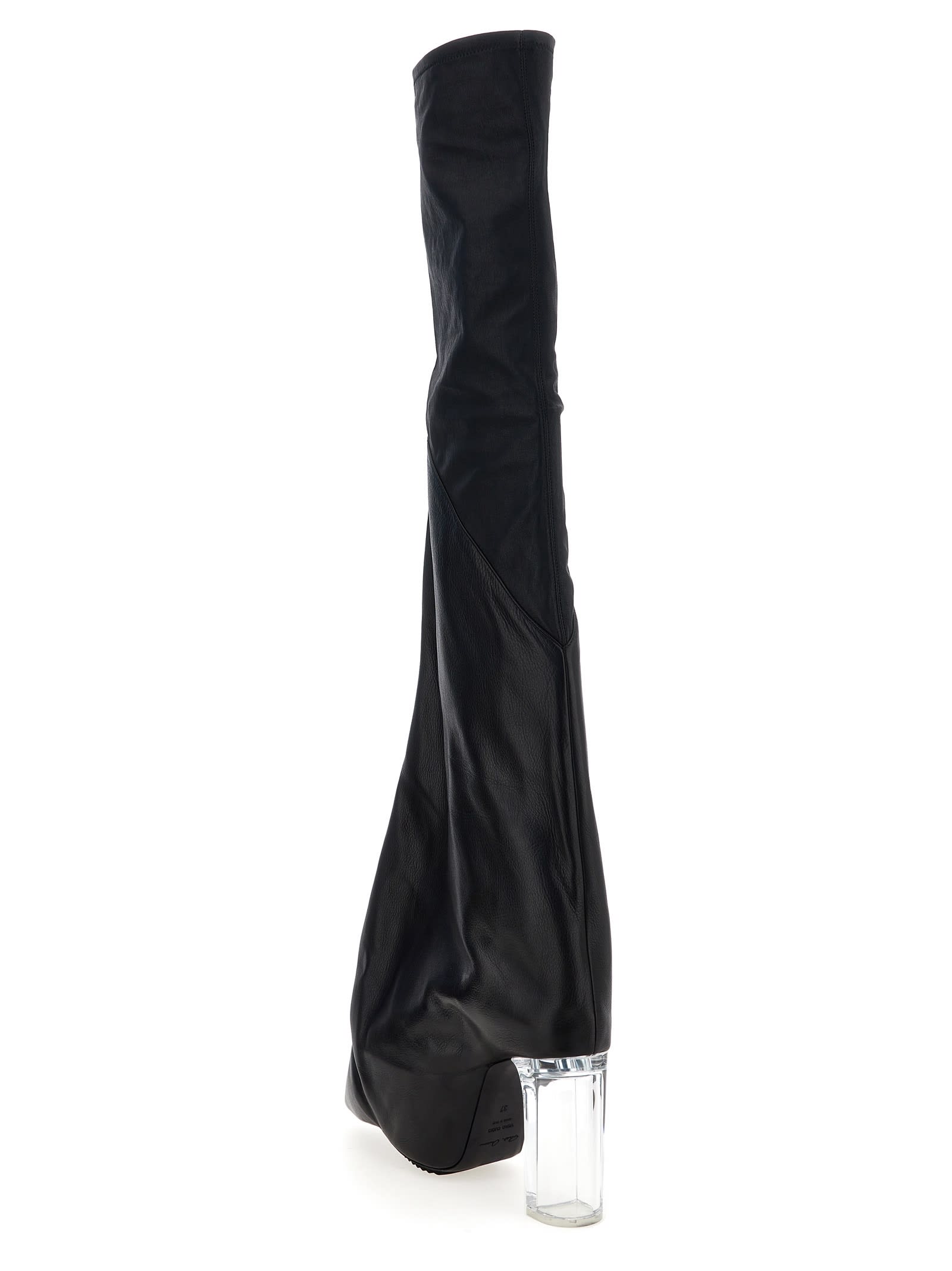 Rick Owens Taco Kiss Over-the-knee Boots