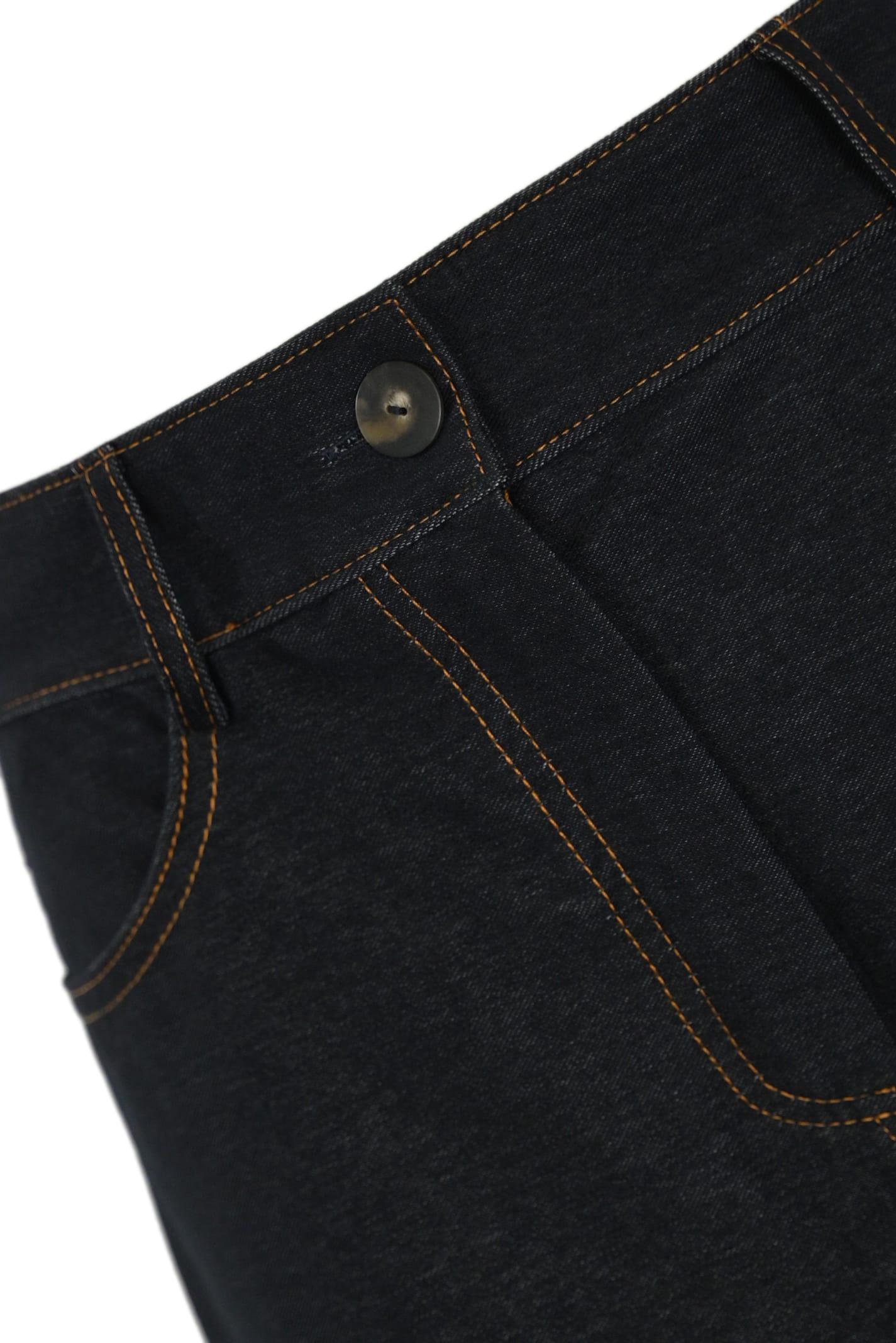 Max Mara Fausto Trousers In Denim Effect Jersey In Blue