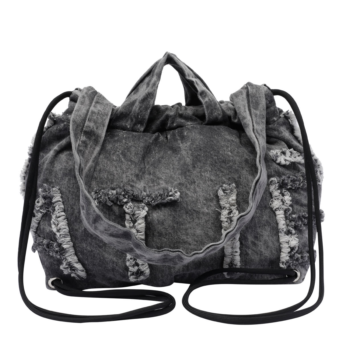 Vic Matie Logo Bag Backpack In Grey