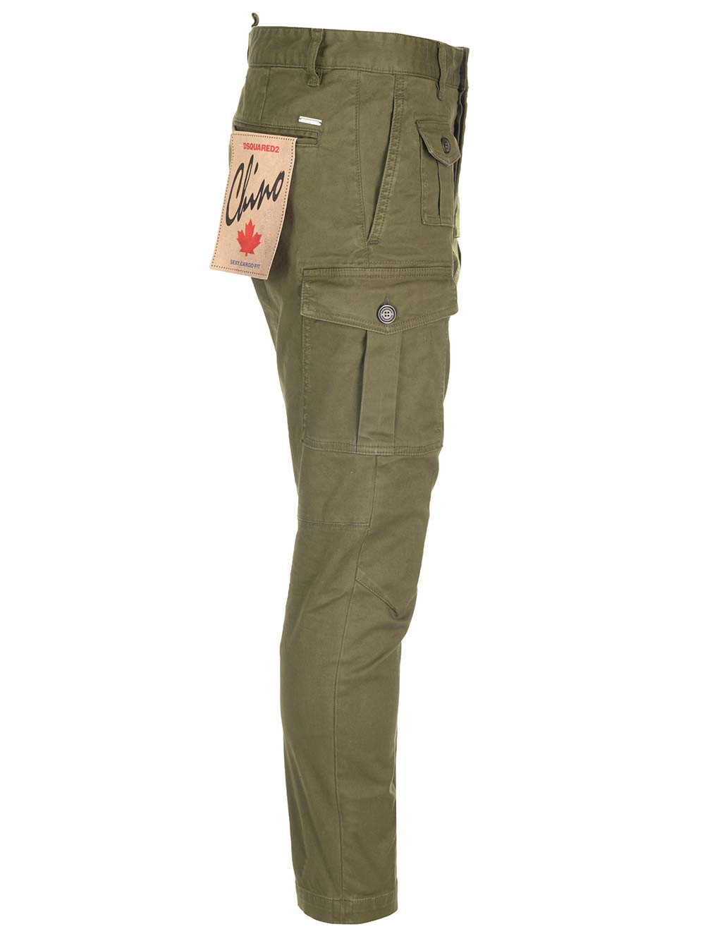Shop Dsquared2 Sexy Khaki Cargo Pants In Rosa