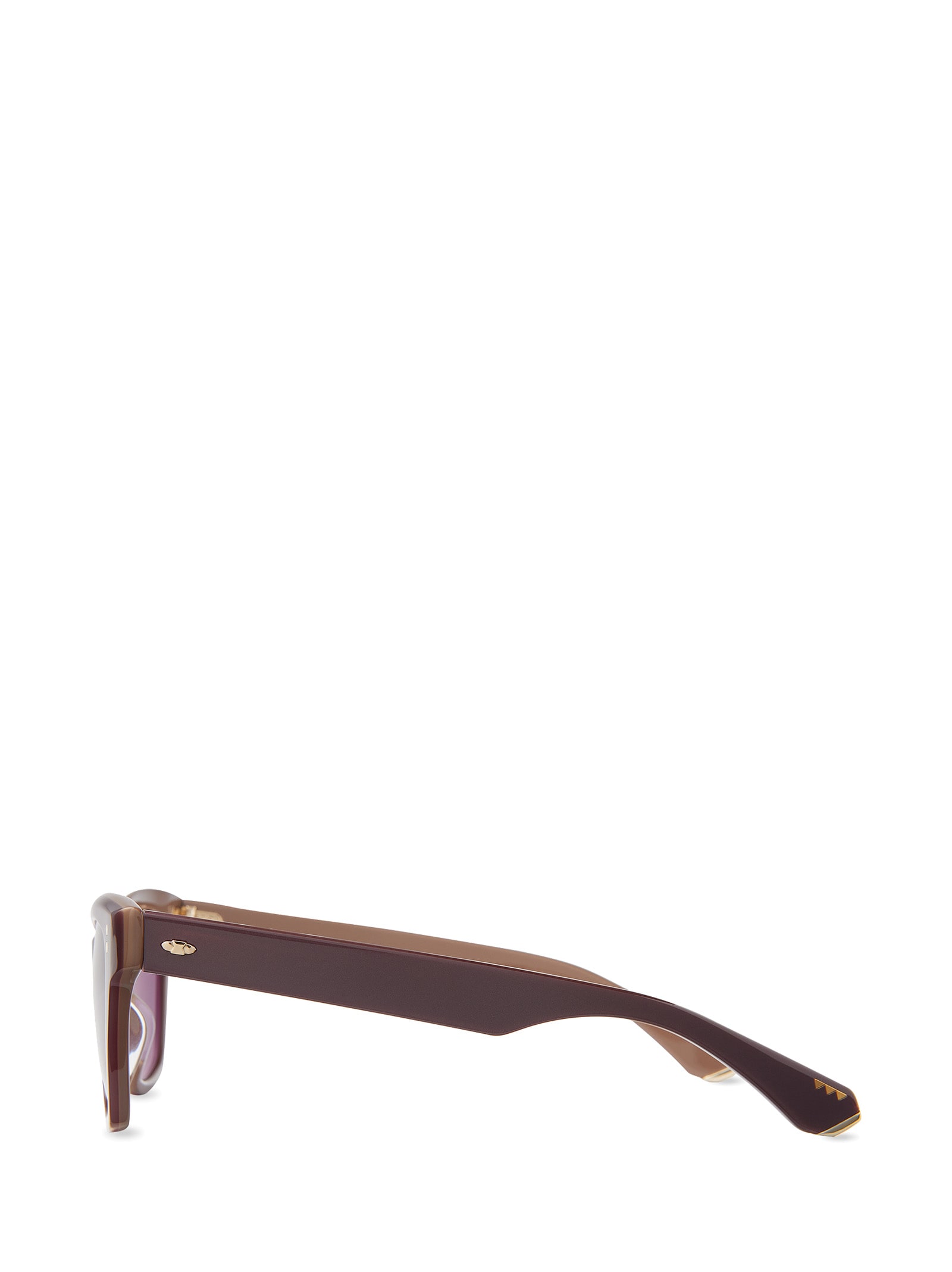 Shop Mr Leight Lola S Mulberry Laminate-gold Sunglasses