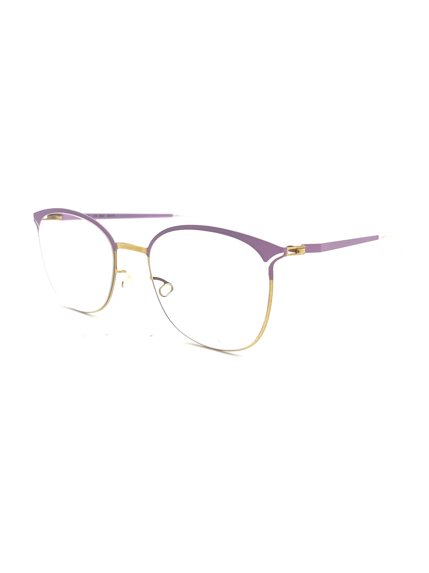 Shop Mykita Edda Eyewear In Gold Palelilac