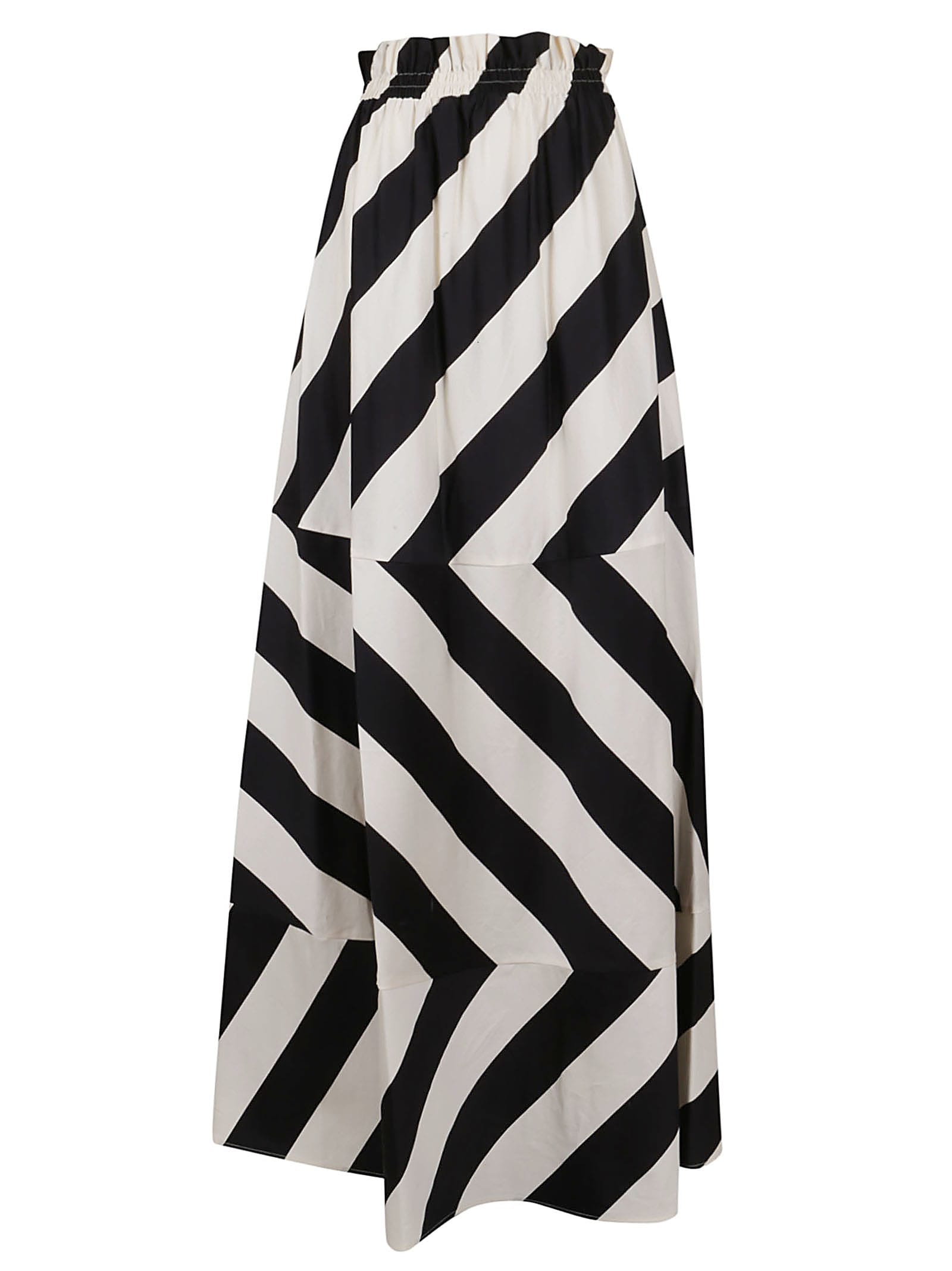 Tory Burch Wide Stripe Maxi Dress