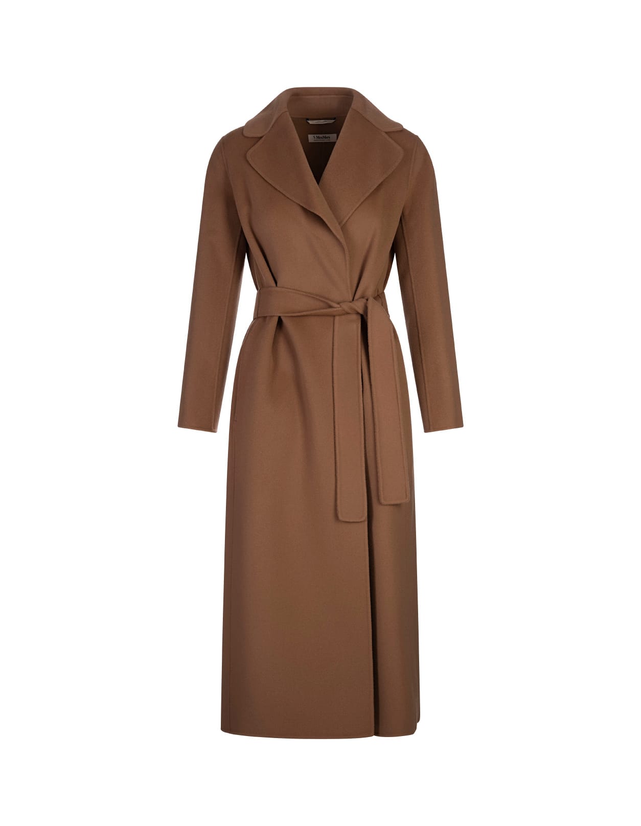 Shop 's Max Mara Camel Poldo Long Coat In Brown