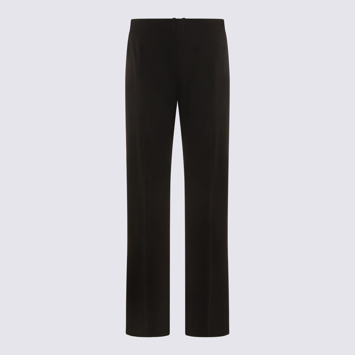 The Row Black Silk Hiram Pants In Black