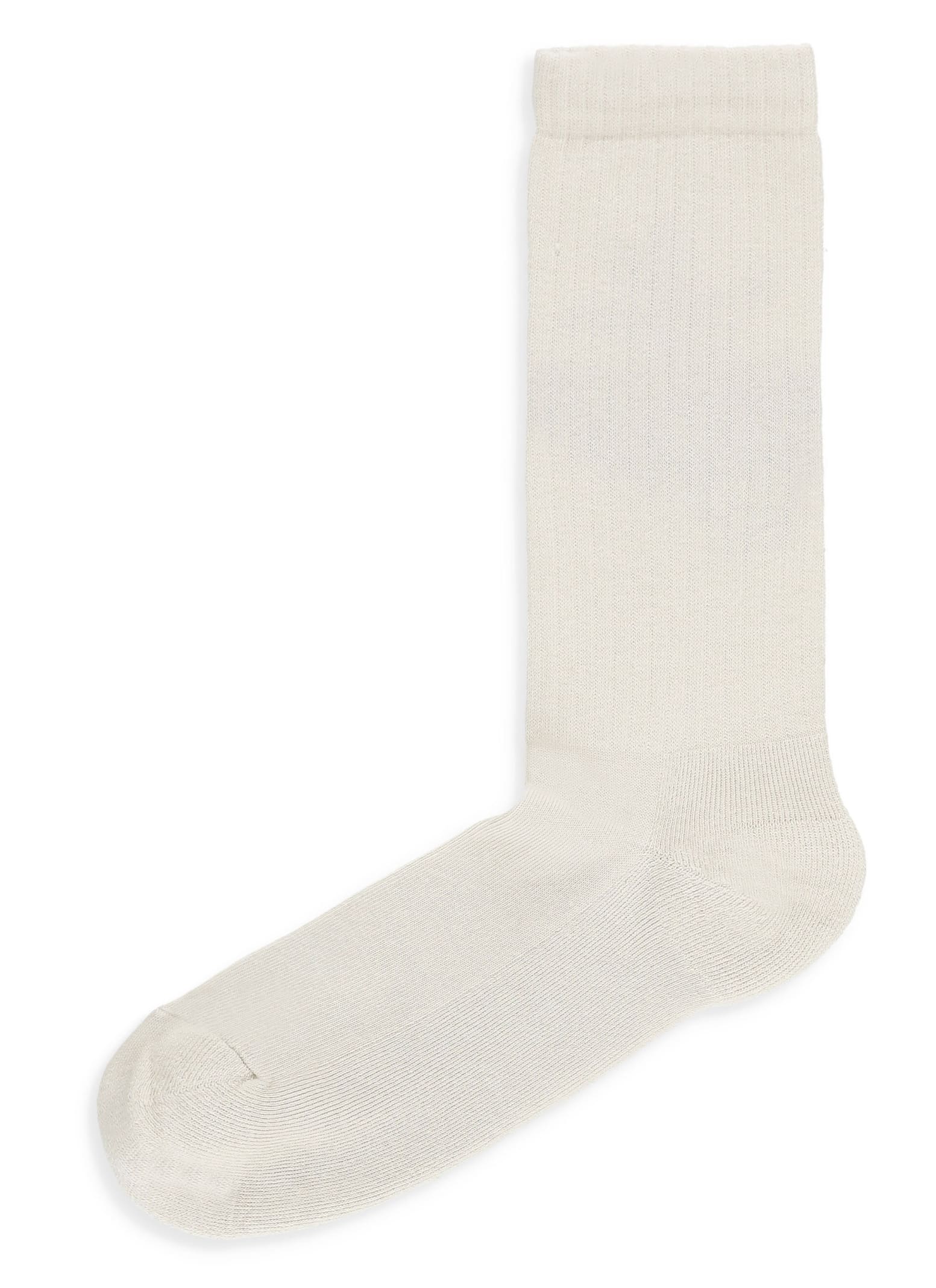 Shop Barrow Logoed Socks In Beige