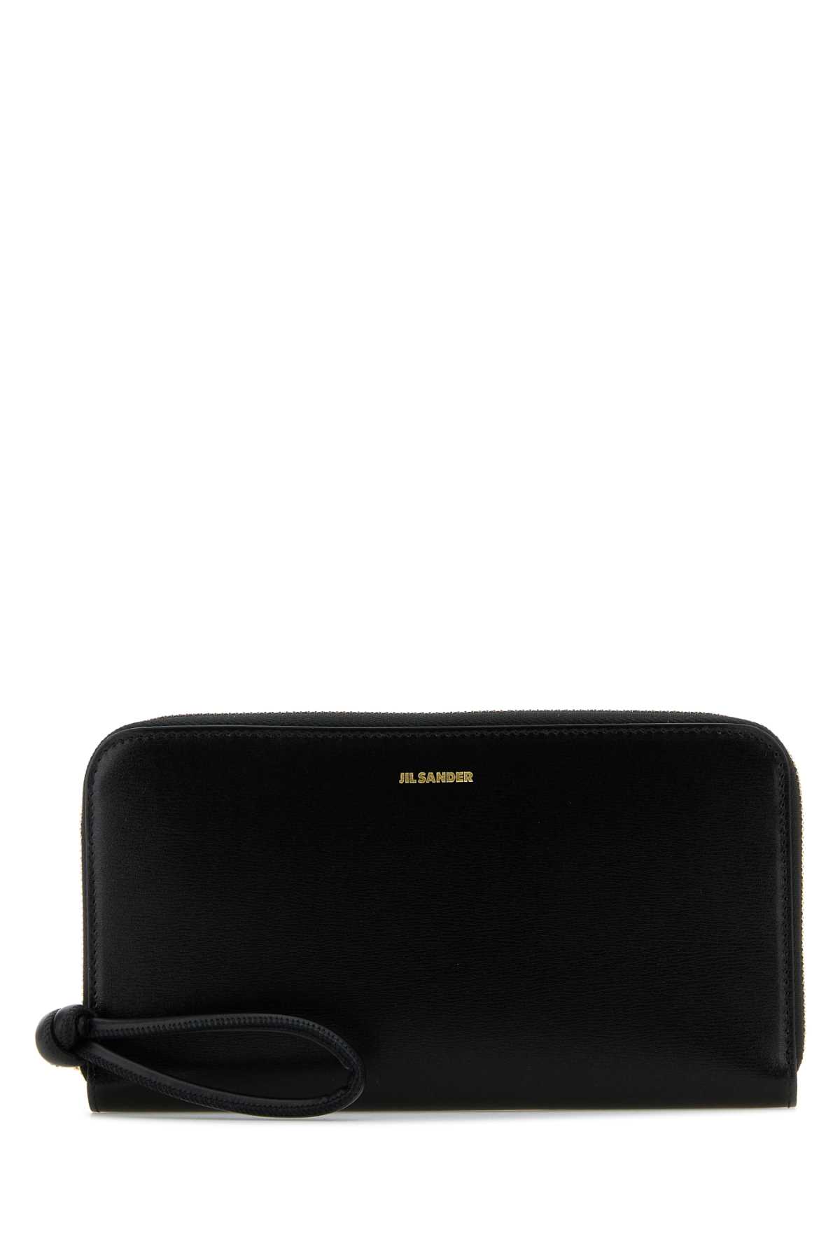 Shop Jil Sander Black Leather Wallet In 001