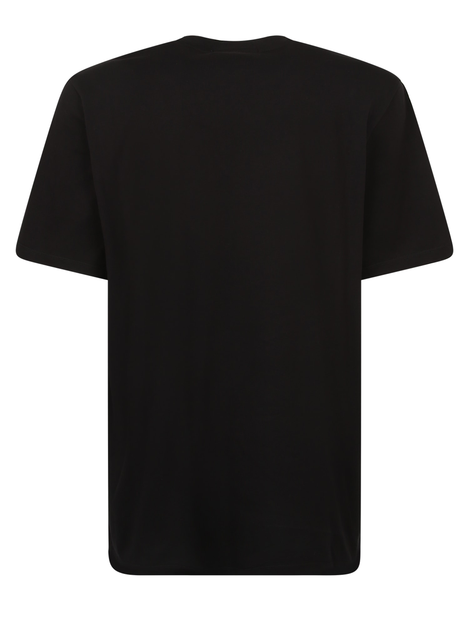 Shop Msgm Branded T-shirt In Black