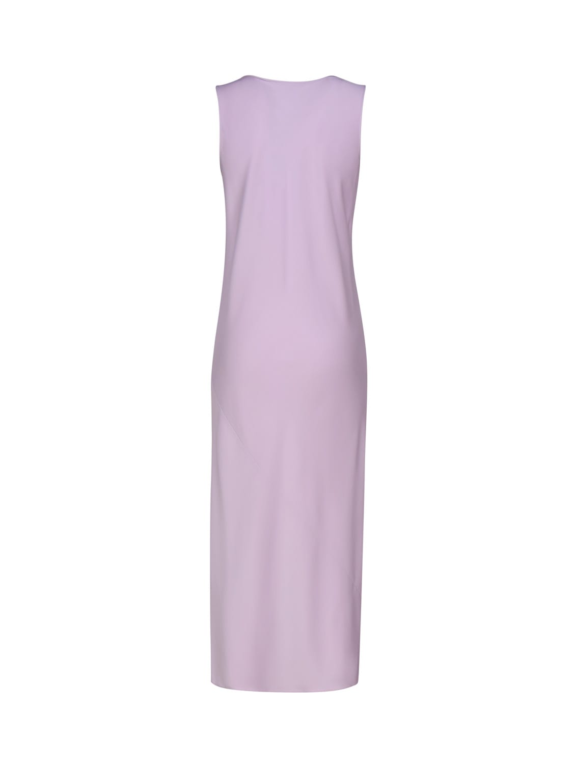 Shop Sportmax Sleeveless Dress In Stretch Silk