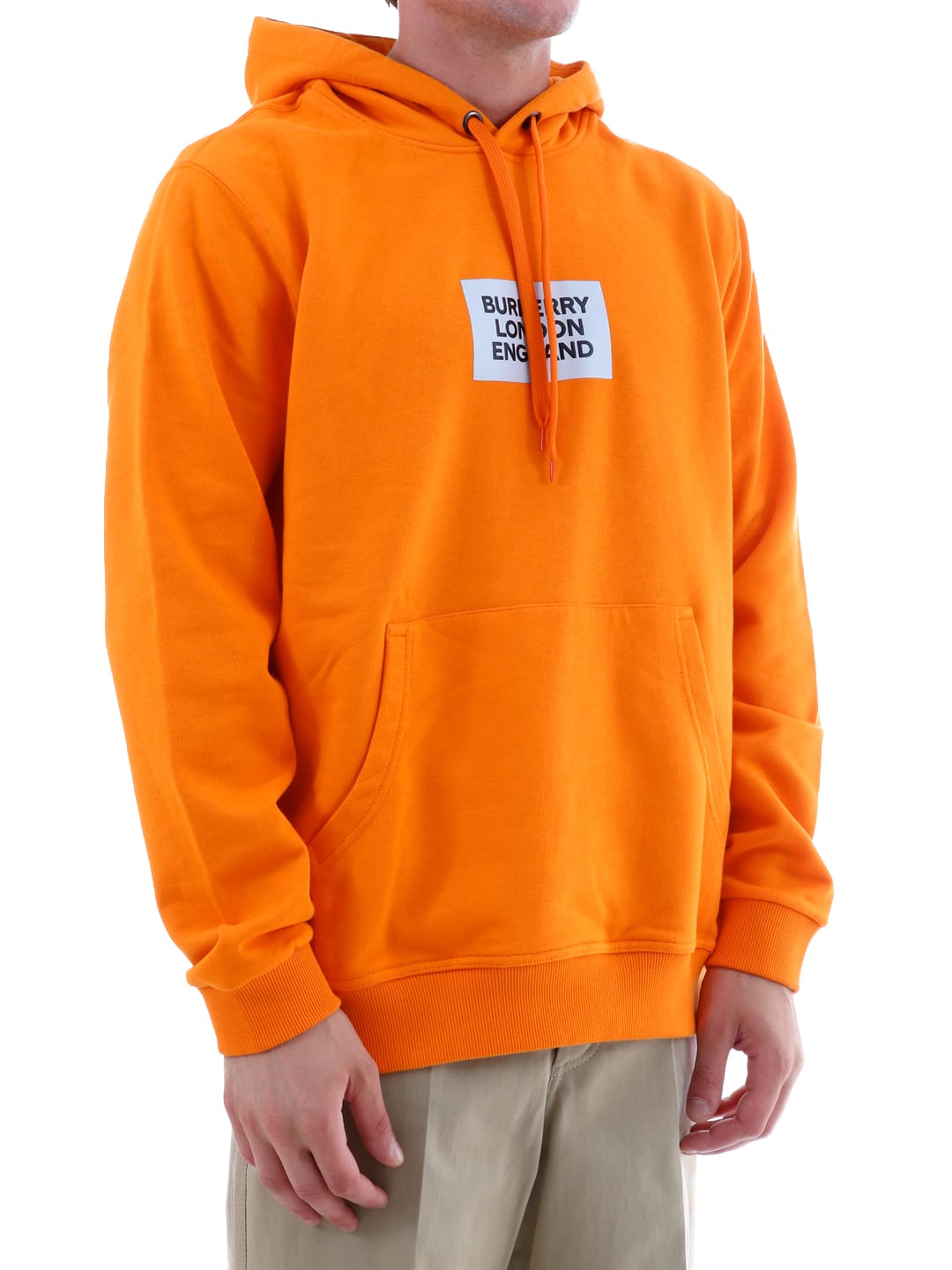 Burberry Hooded Sweatshirt Orange 