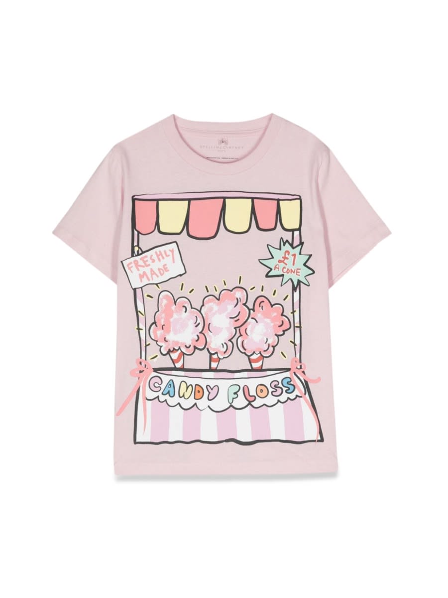 Shop Stella Mccartney T-shirt/top In Pink