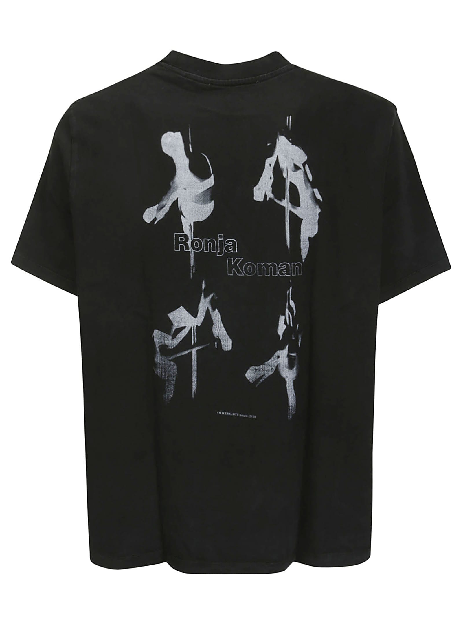 Shop Our Legacy Box T-shirt In Ronja Print Black