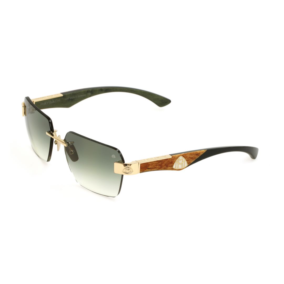 Maybach Eyewear The Magic Imellow Gold Plated In Black