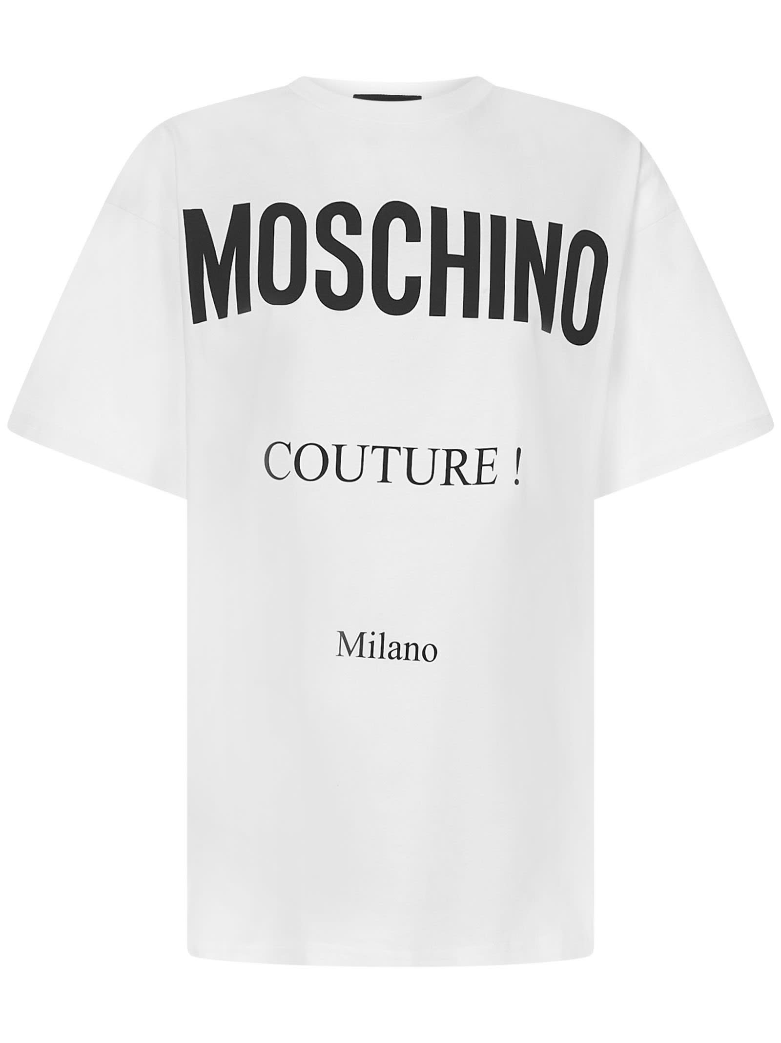 Details about   Moschino Logo T-Shirt White 