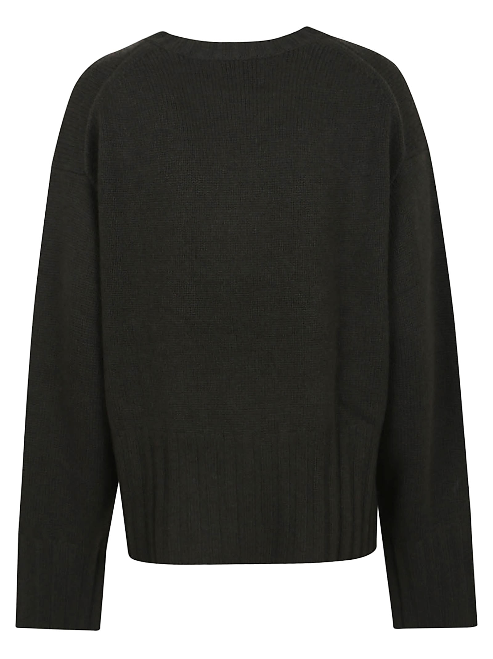 Allude Crew-neck Sweater In Green