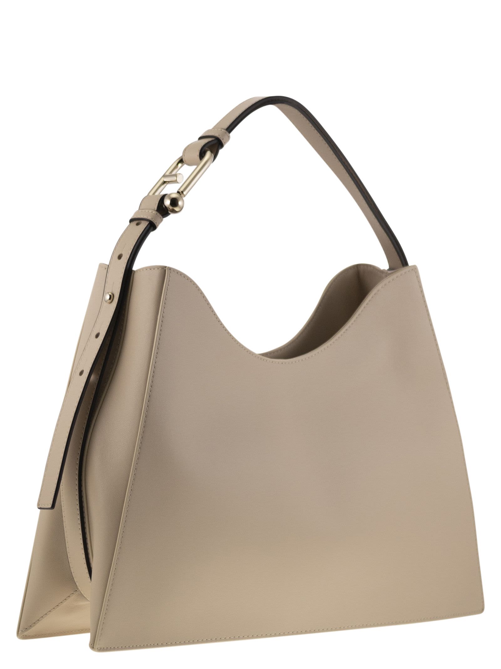 Furla Nuvola L - Shoulder Bag In Oat