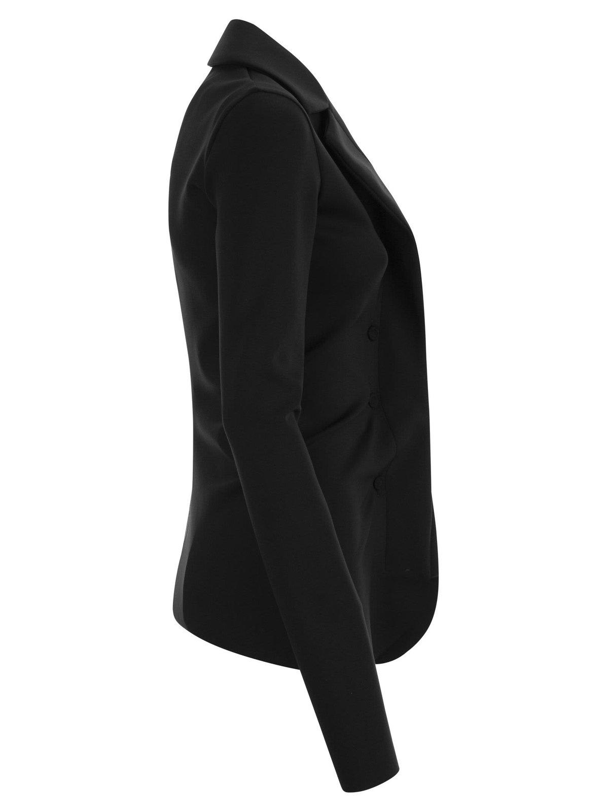 Shop Sportmax Single-breasted Blazer In Black