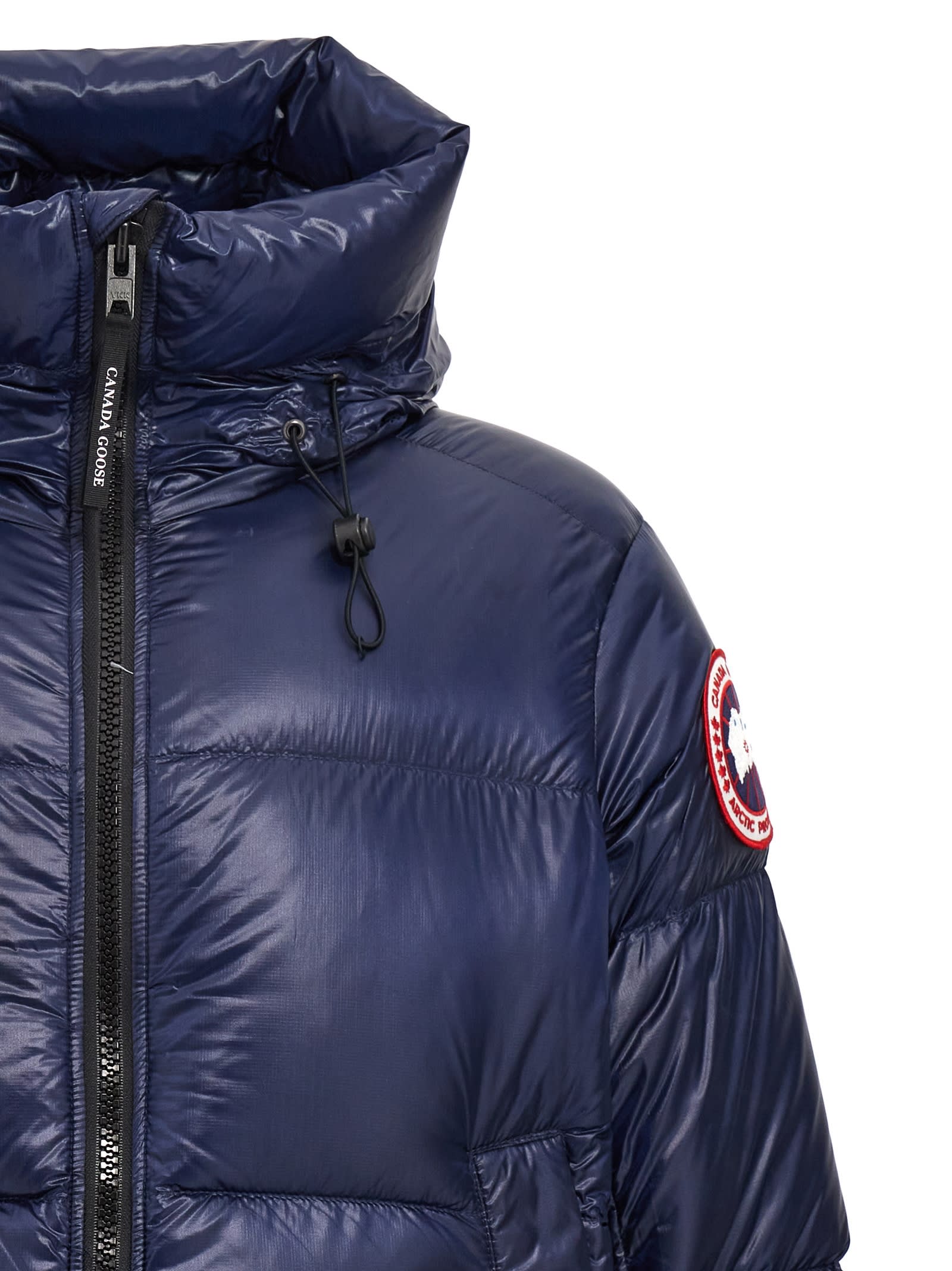 Shop Canada Goose Crofton Down Jacket In Blue