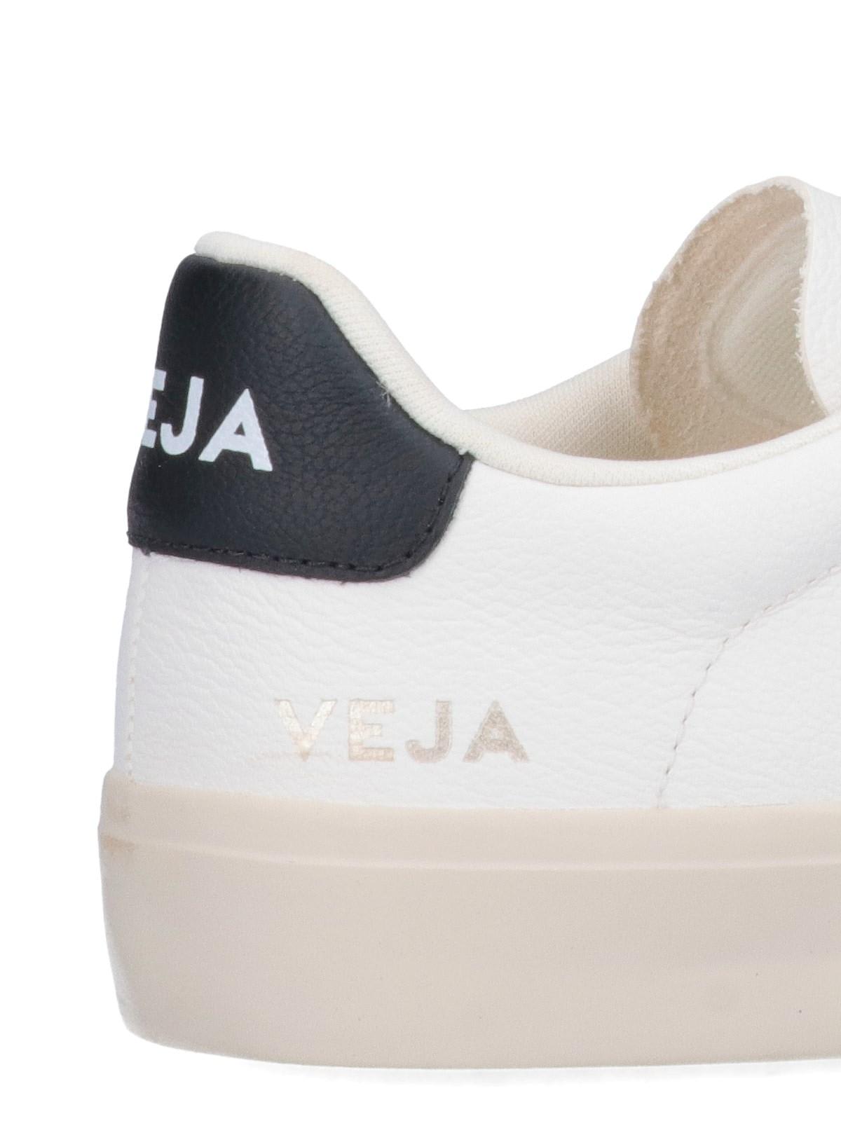 Shop Veja Sneakers Campo Chromefree In Bianco