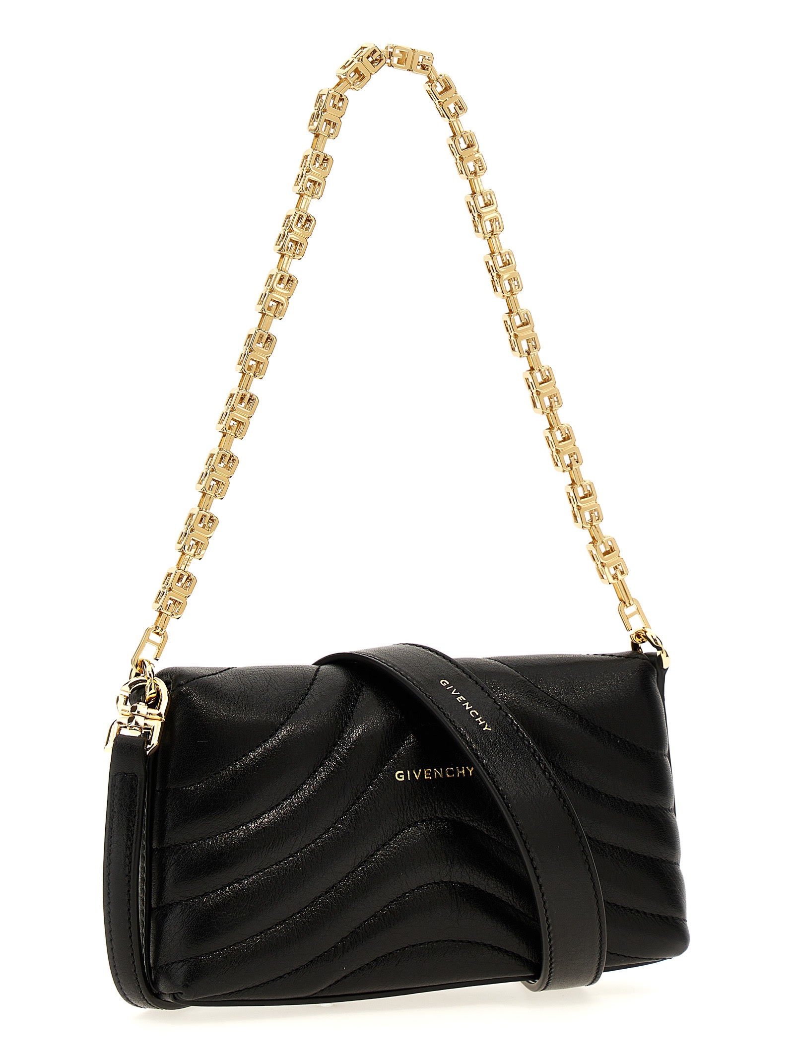 Shop Givenchy 4g Soft Micro Shoulder Bag In Black