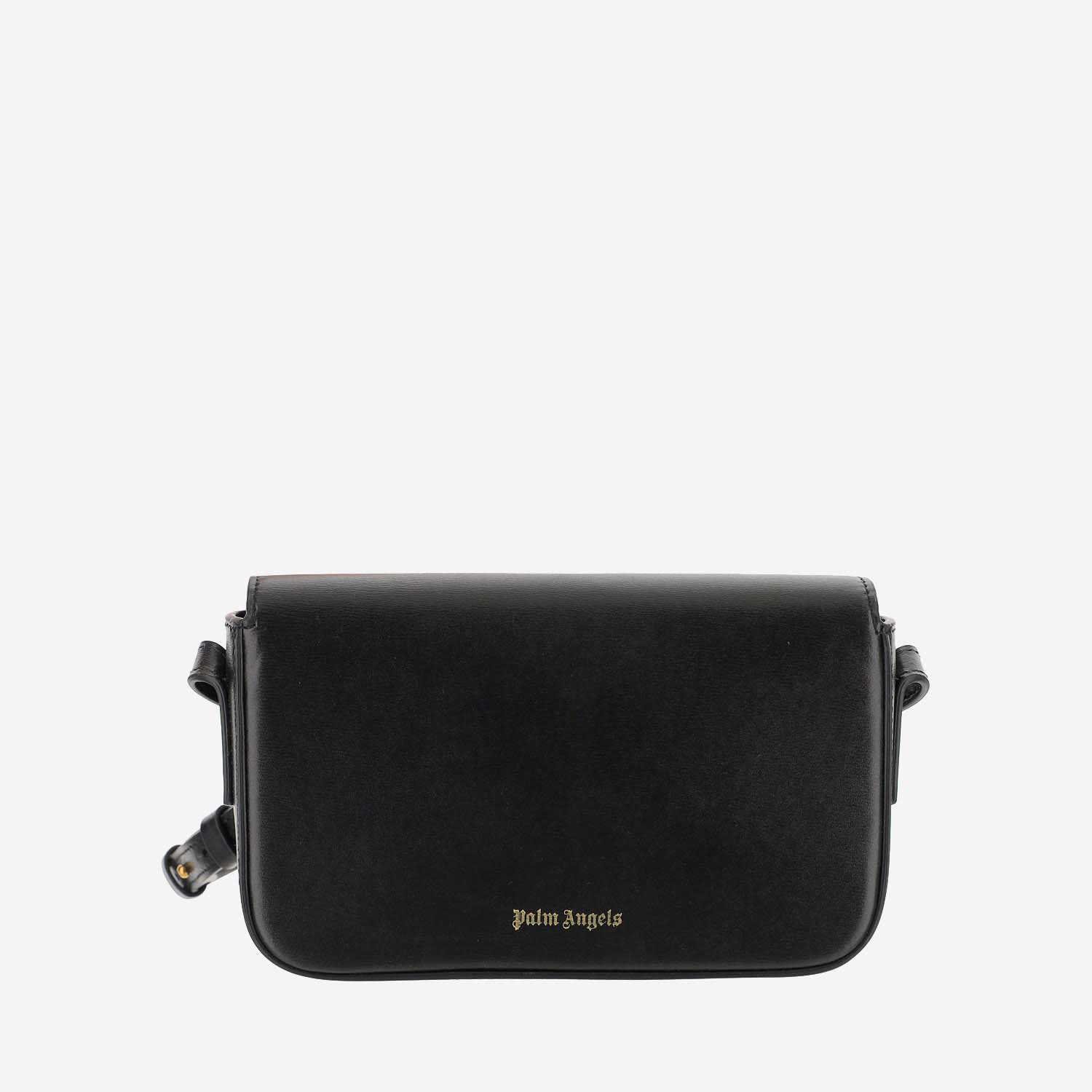 Palm Angels Palm Beach Shoulder Bag In Black