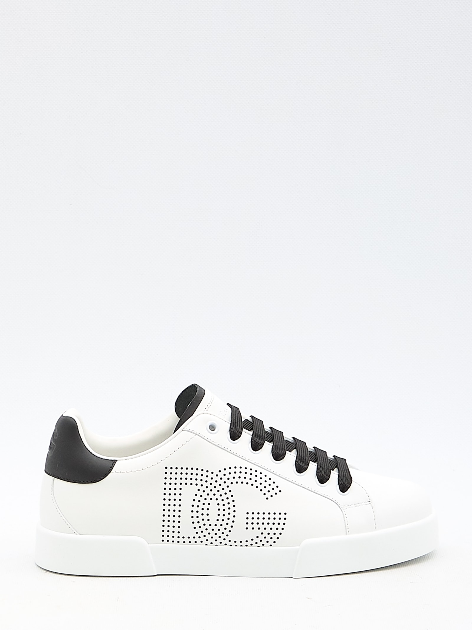 Shop Dolce & Gabbana Portofino Sneakers In White