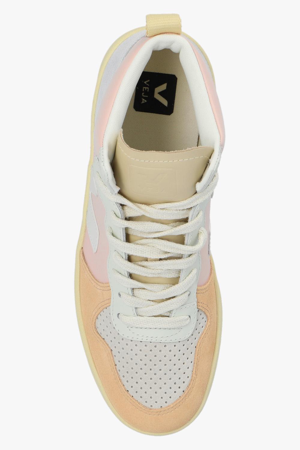 Shop Veja V-15 Leather Sneakers In Multiple Colors