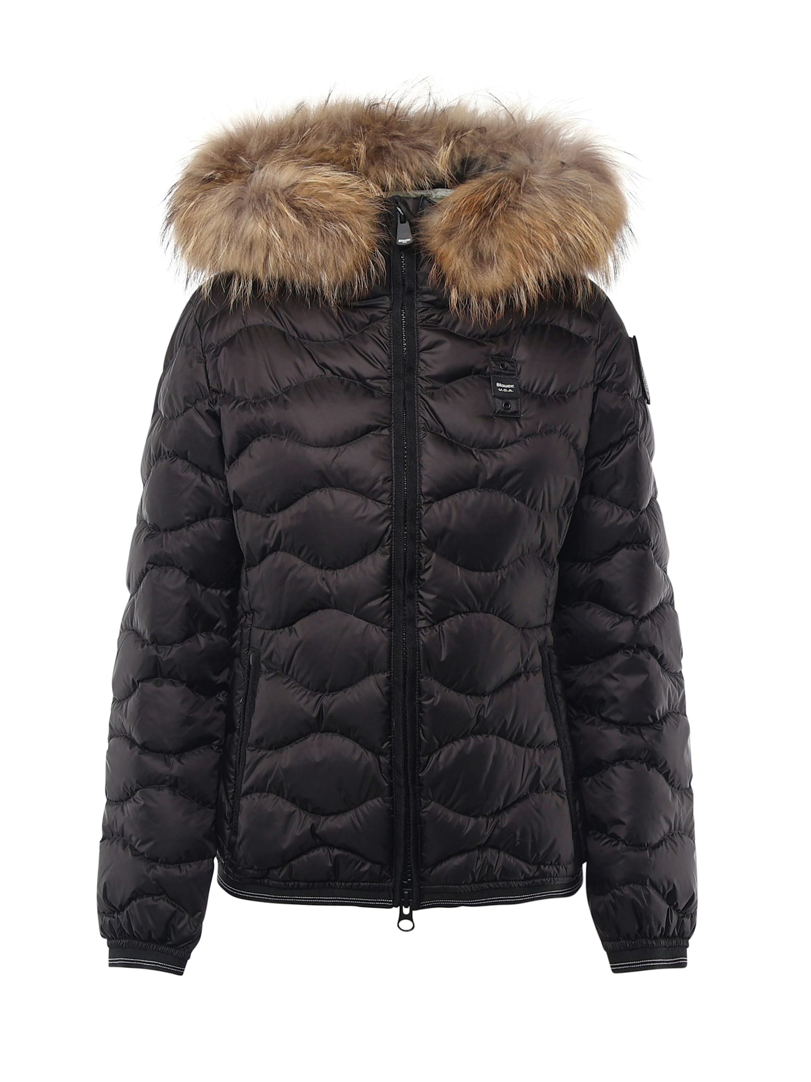 Down Jacket With Fur Trim Aldie