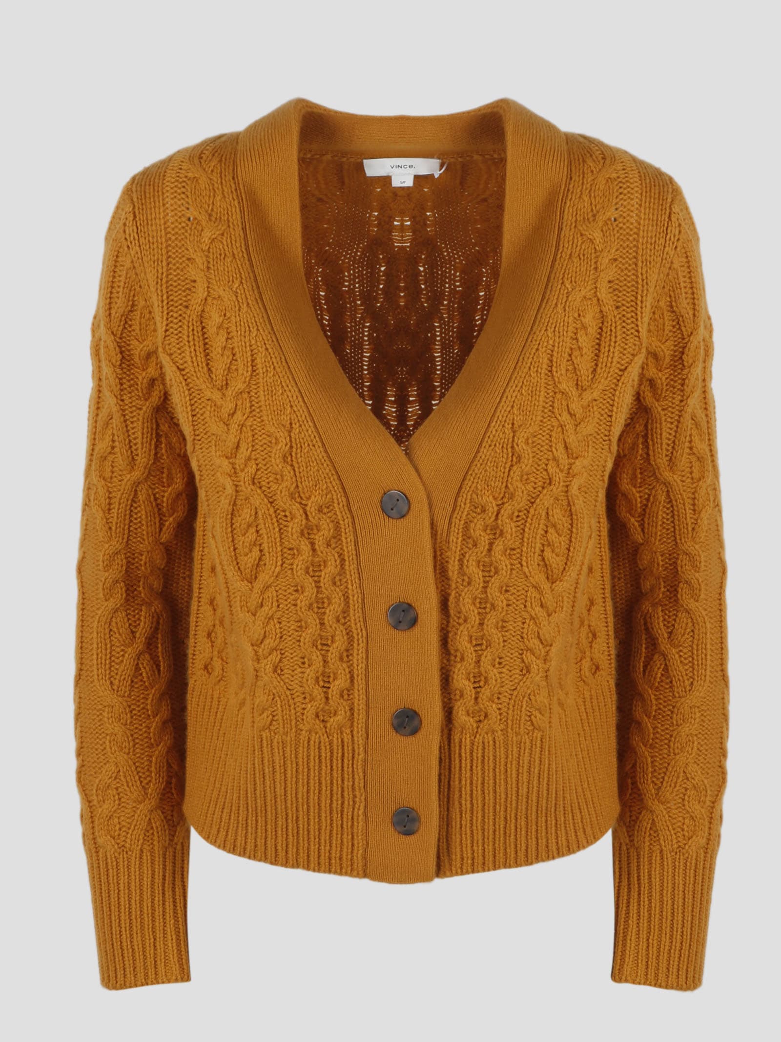 Vince Braded Cable Cardigan