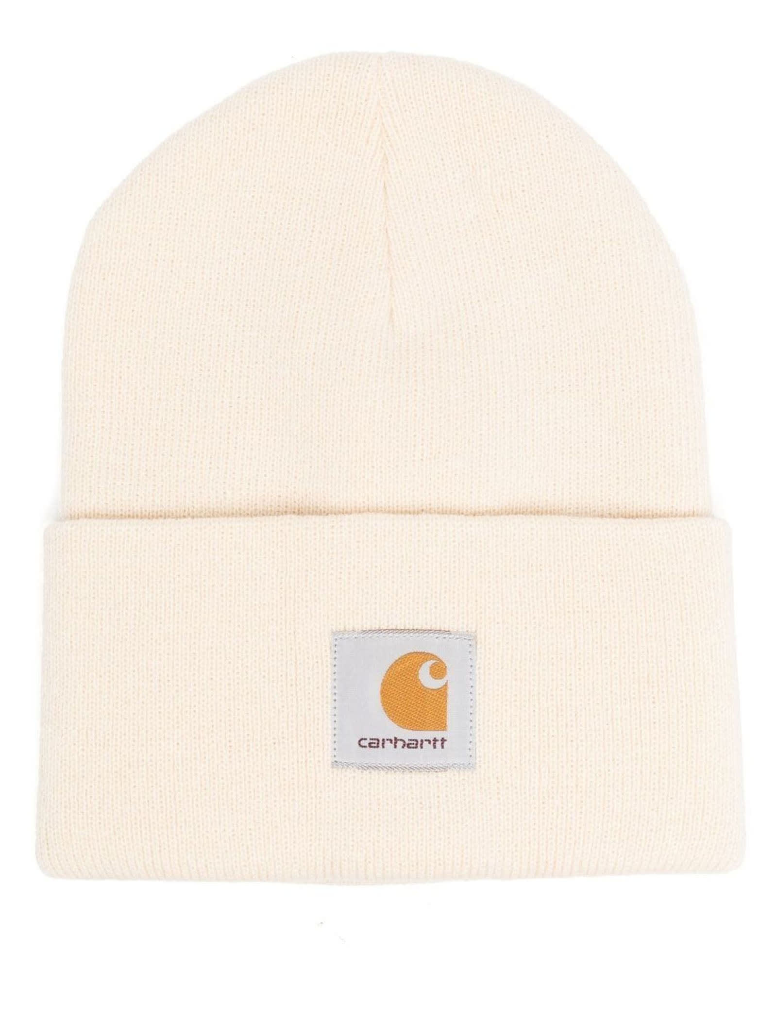 Carhartt Cream Beanie Hat
