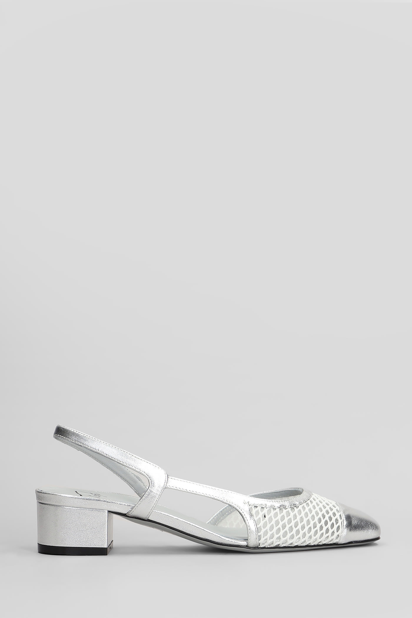 Ninfa Pumps In Silver Leather