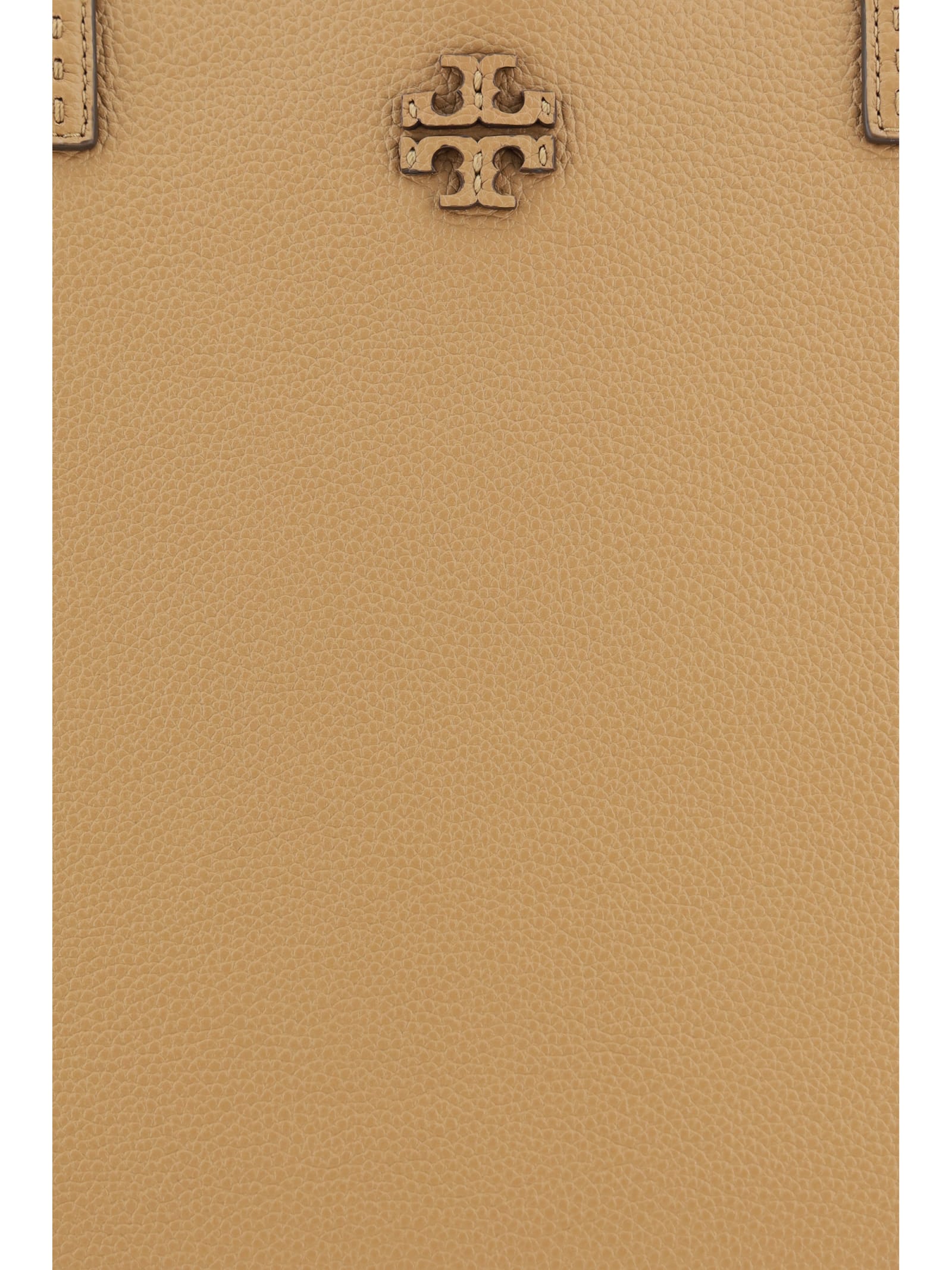 Tory Burch Mcgraw Shopper Bag In Beige