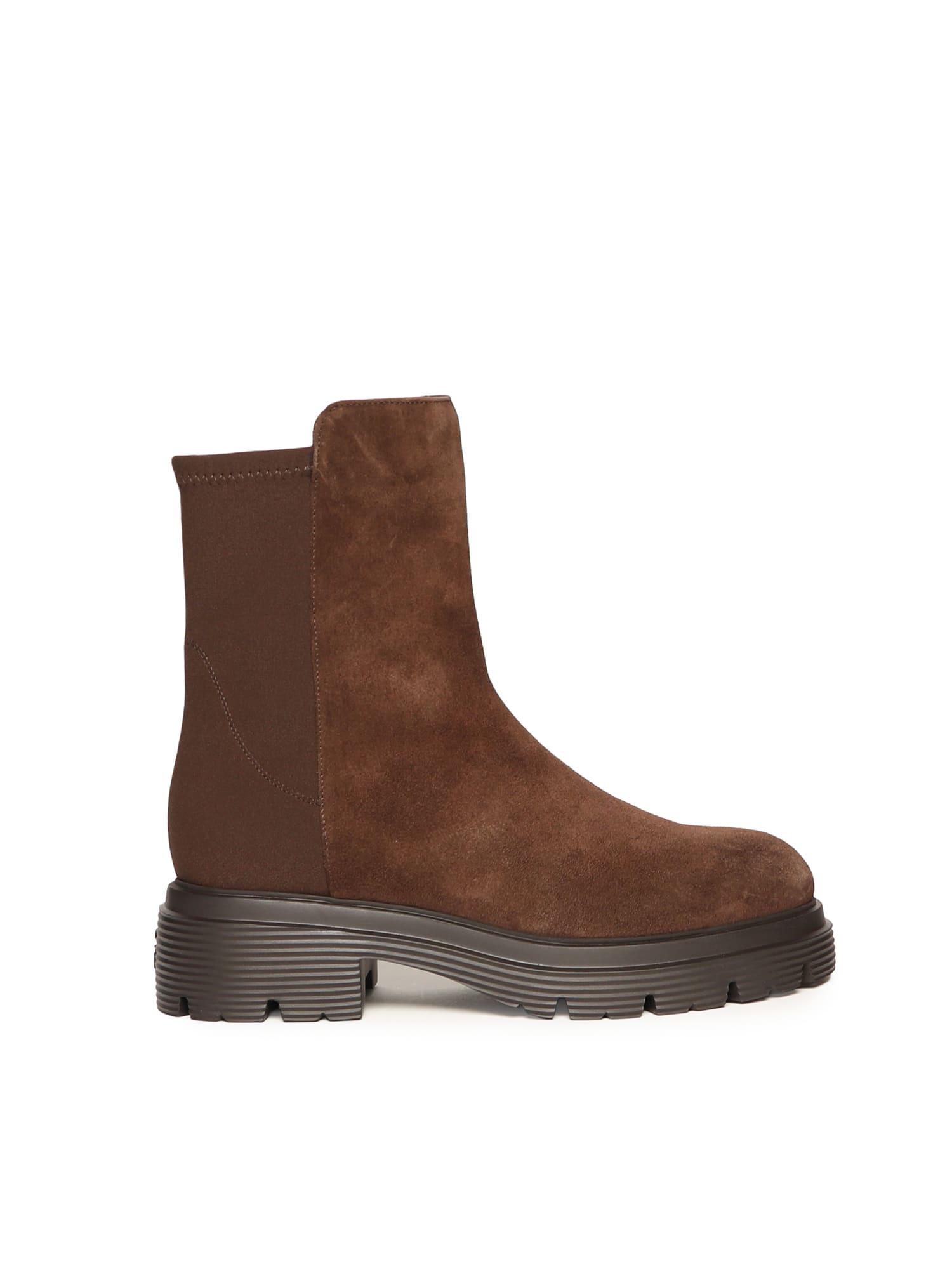 Stuart Weitzman 5050 Hudson Lite Bootie Ankle Boots In Brown