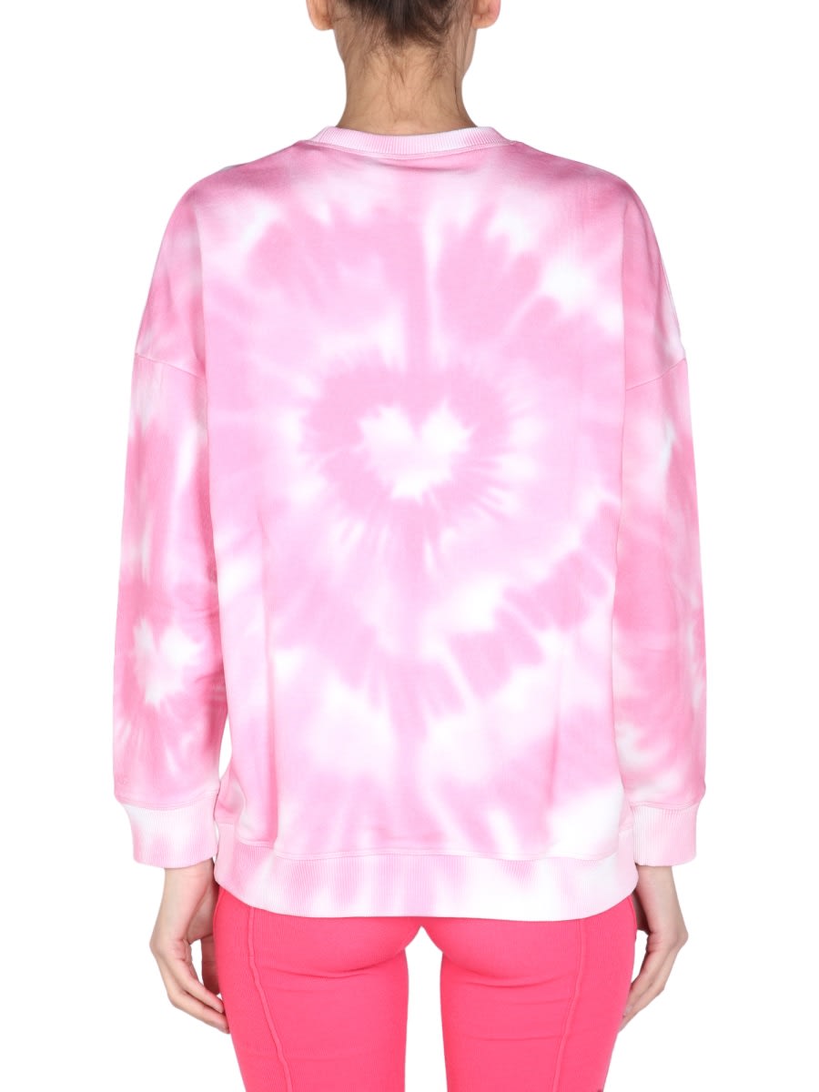 Red Valentino Tie-dye Pattern Sweatshirt In Pink