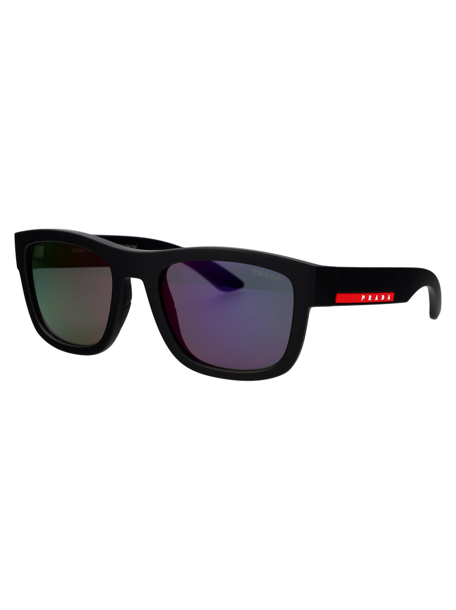 Prada 0ps 01zs Sunglasses In Dg008f Black Rubber