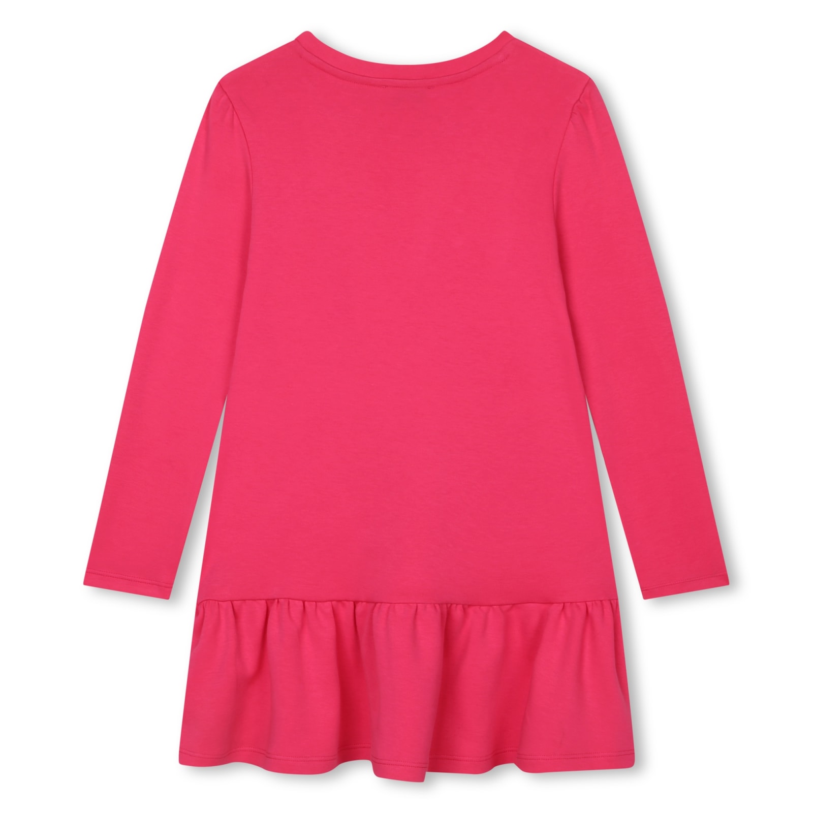 Shop Little Marc Jacobs T-shirt Model Dress With Print In Fucsia