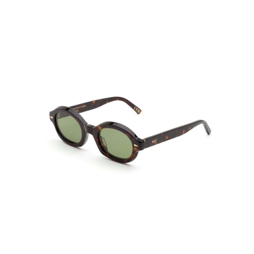 Retrosuperfuture Marzo 3627-green In Brown