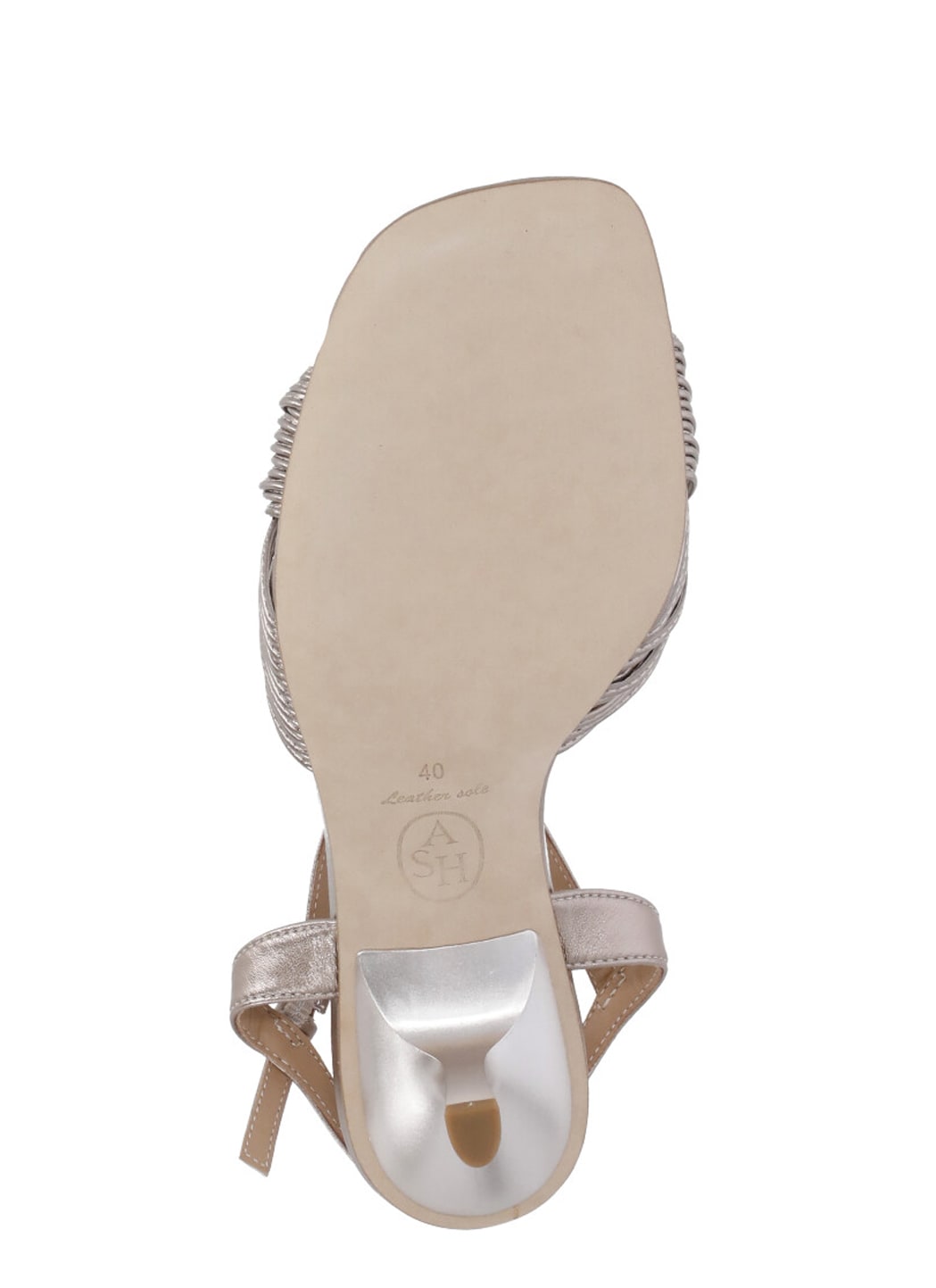 Ash Metal Light Brown Sandals