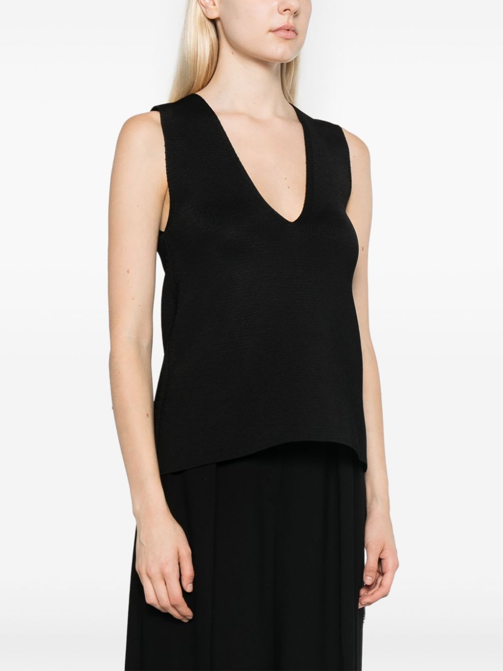 Shop Khaite Ny Heidi Top In Black