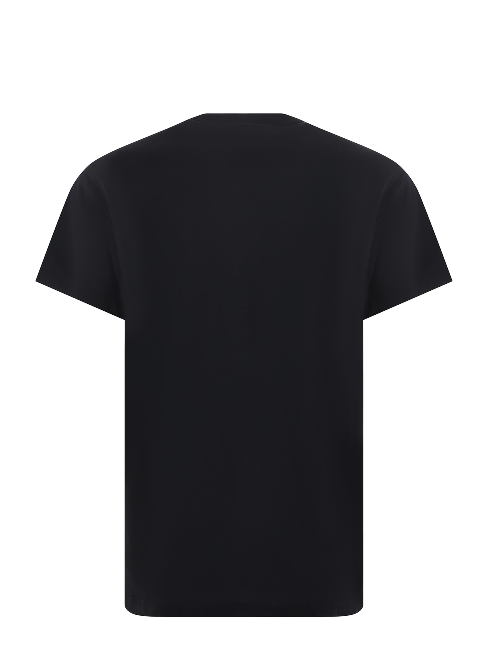 Shop Versace Jeans Couture T-shirt In Nero/oro