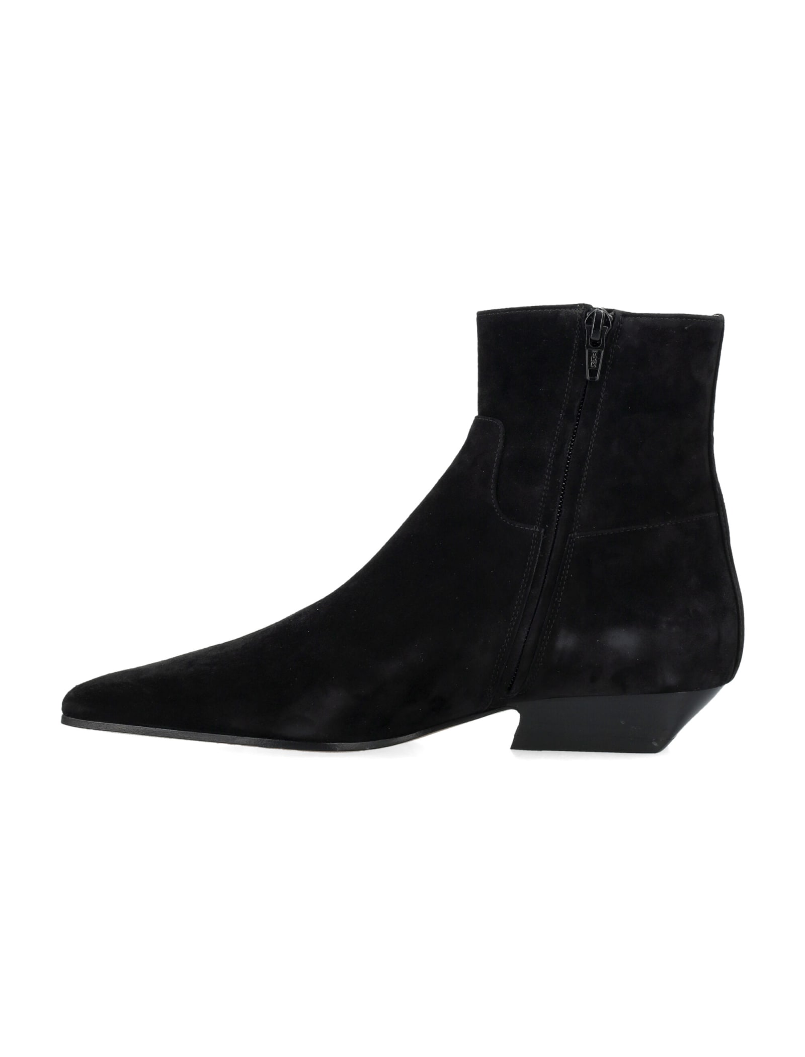 Shop Khaite Marfa Ankle Boots In Black