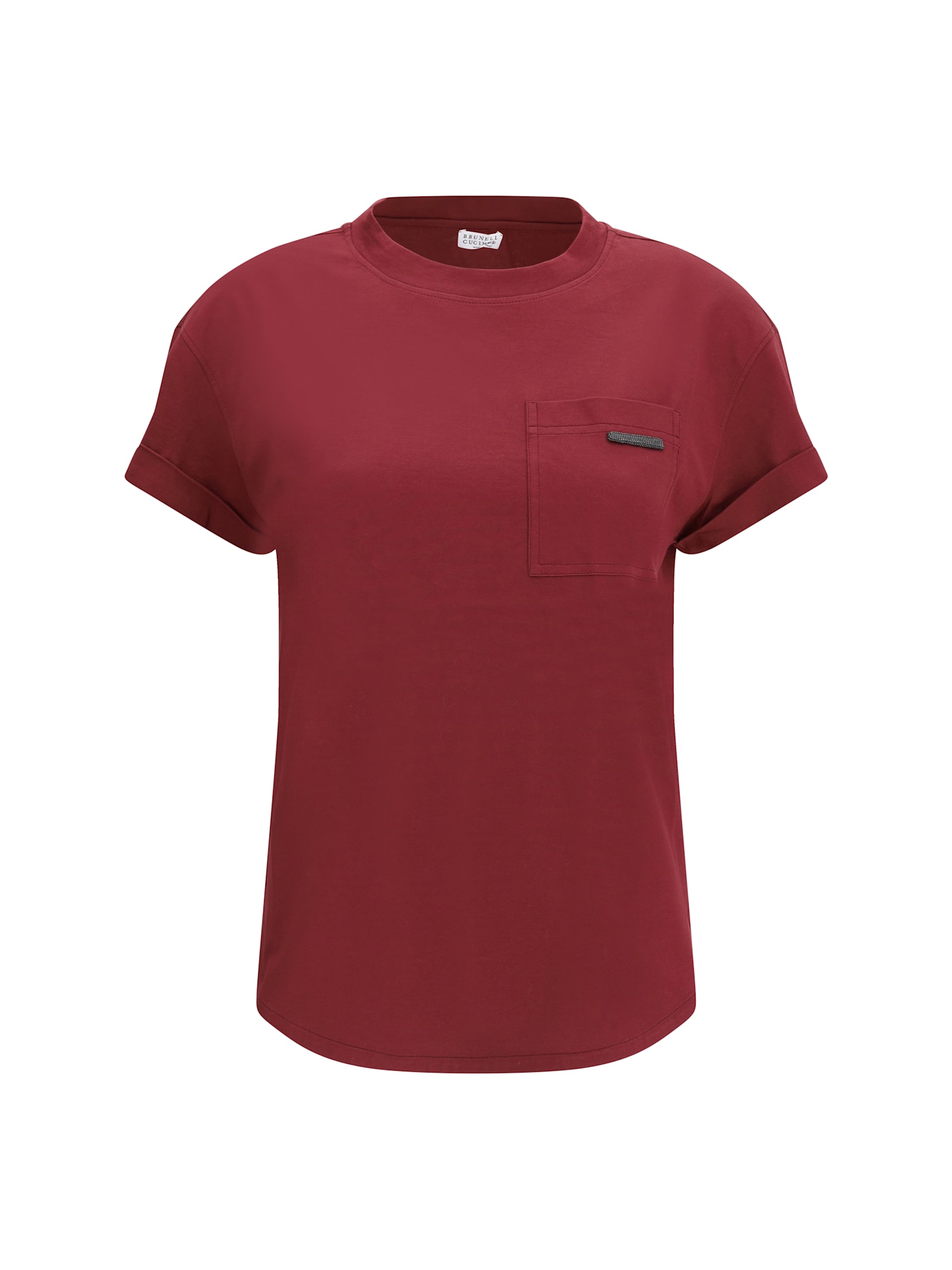 Brunello Cucinelli Monili-chain Patch-pocket T-shirt