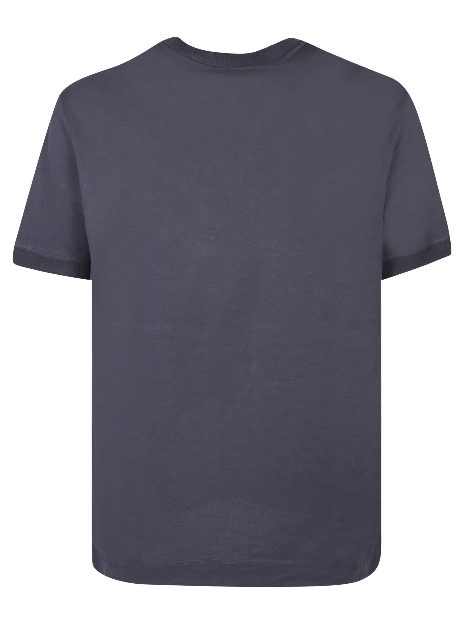 Shop Emporio Armani Micro Logo Blue T-shirt