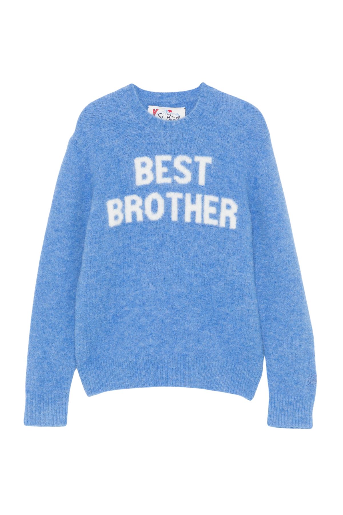 Shop Mc2 Saint Barth Crewneck Jacquard Sweater