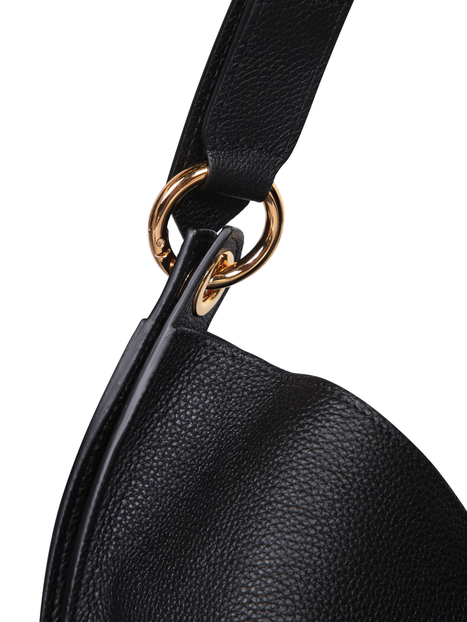 Shop Tom Ford Large Black Grain Crossbody Bag