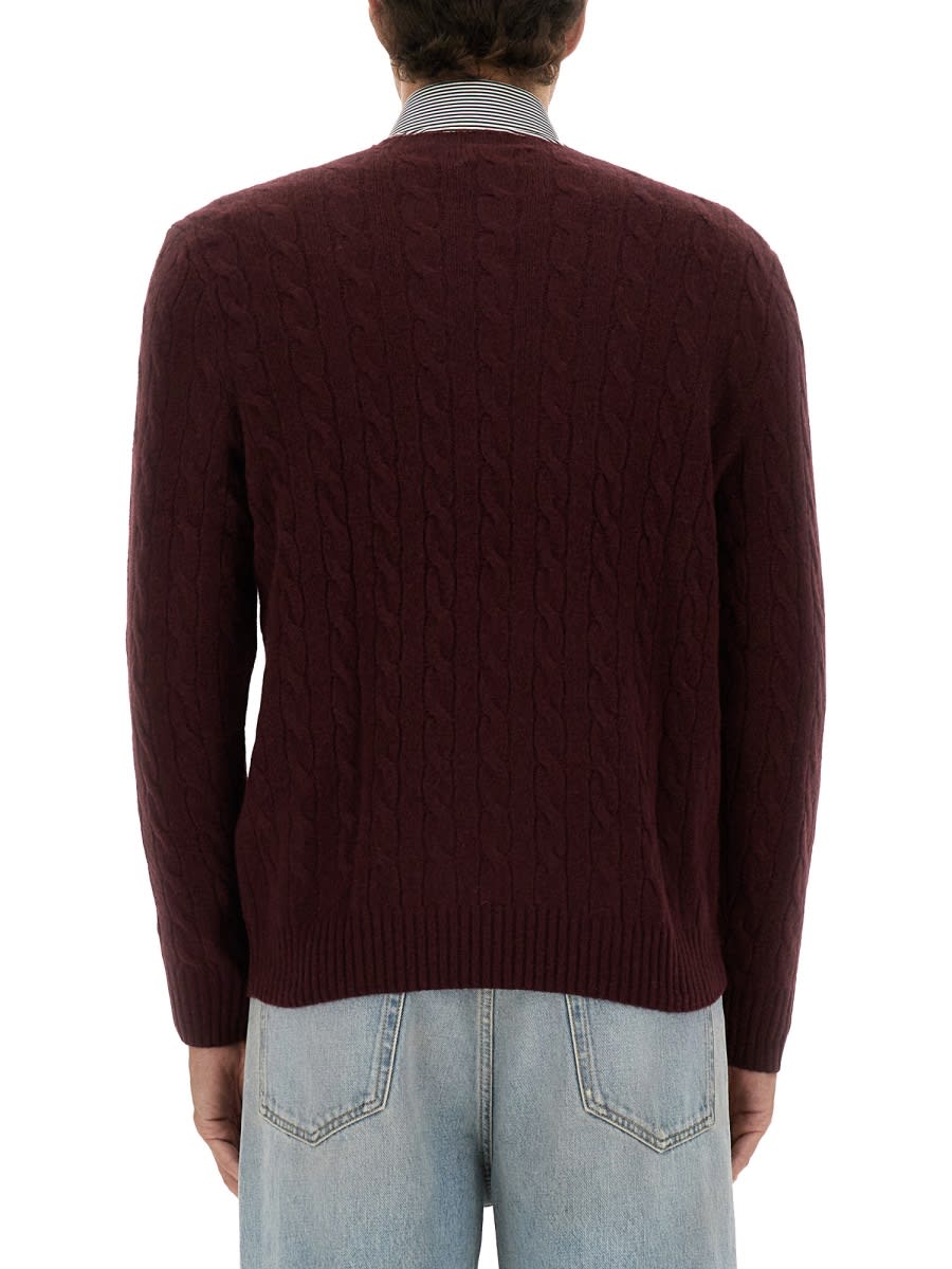 Polo Ralph Lauren Sweater In Burgundy