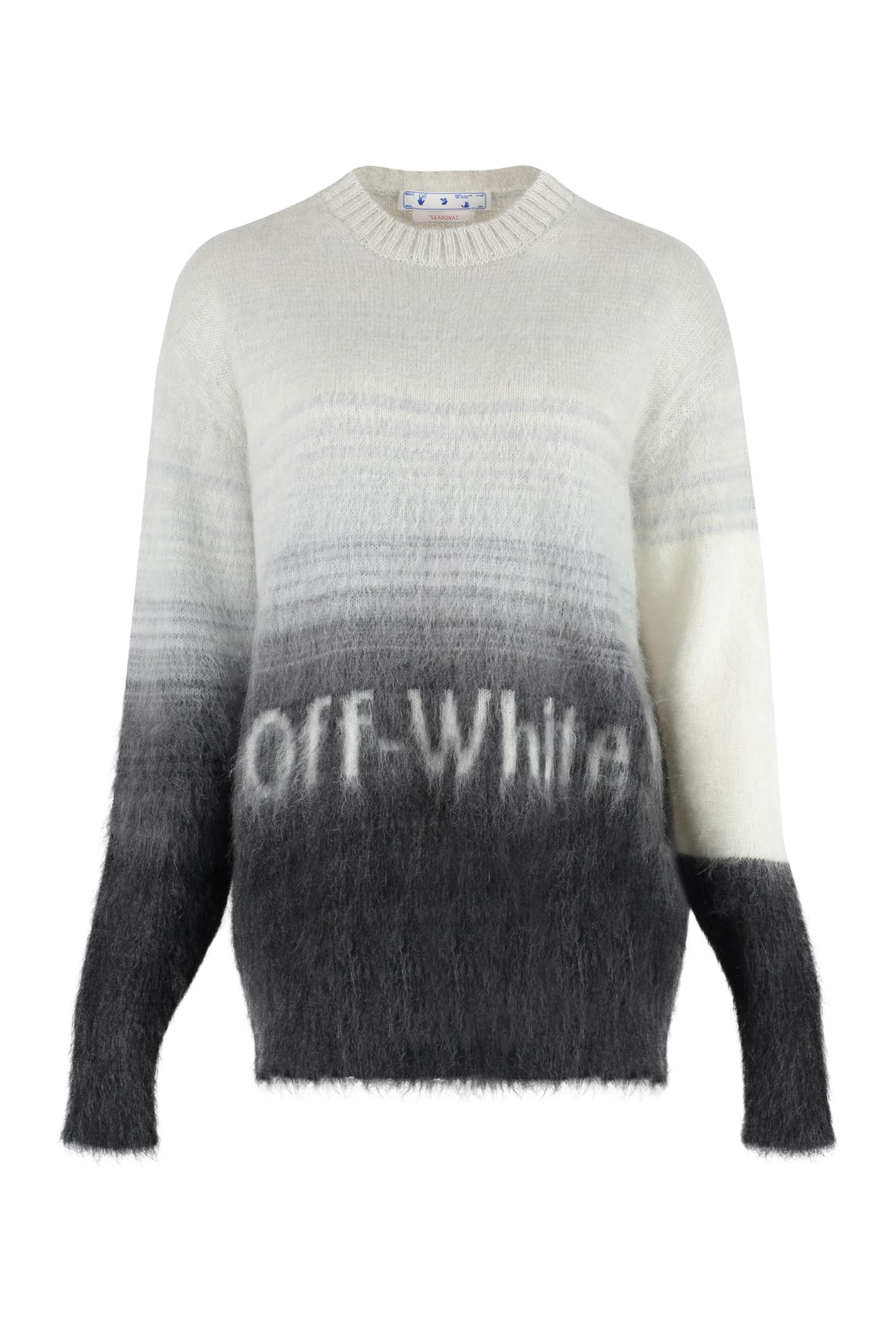 Off-White Mohair-wool Sweater